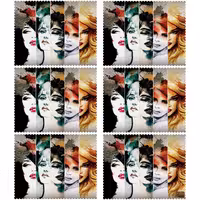  زیر بشقابی مستطیلی پارچه مخمل سایز 35 در 40 مدل U3-28 شرکت رنس