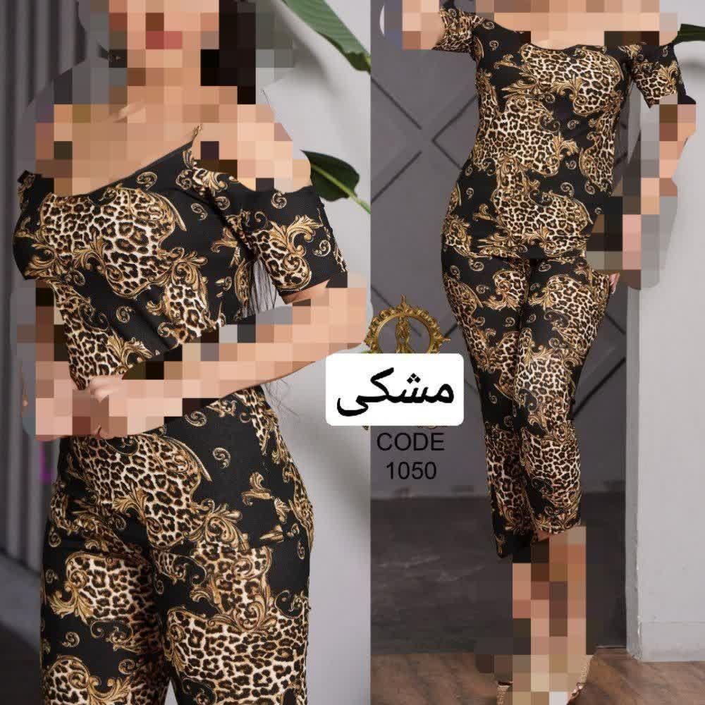 تیشرت شلوار زنجیری جنس فلامنت اعلا فری سایز از 38 تا 44