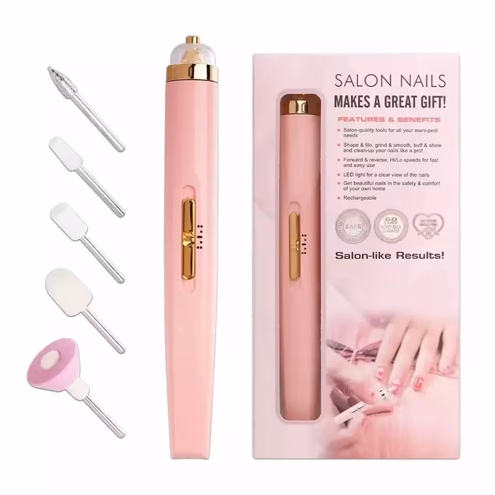 سوهان  ناخن برقی خانگی led  دار برند salon