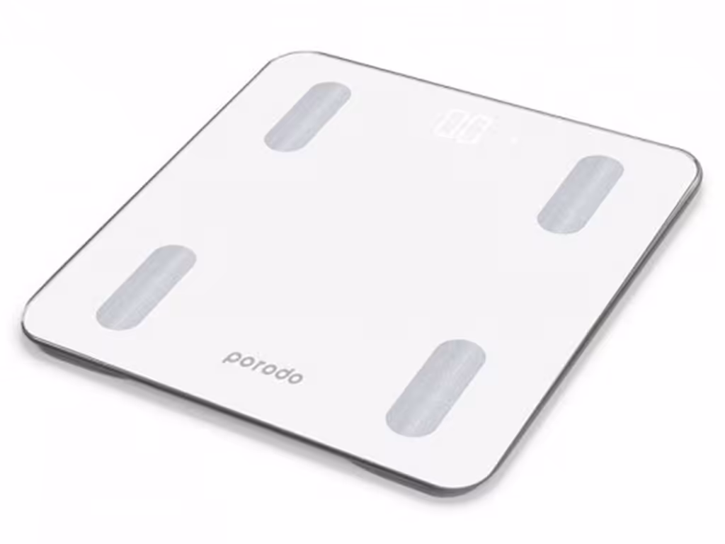 ترازو هوشمند پورودو Porodo Digital Bluetooth Full Body Smart Scale PD-BF1321BT-WH