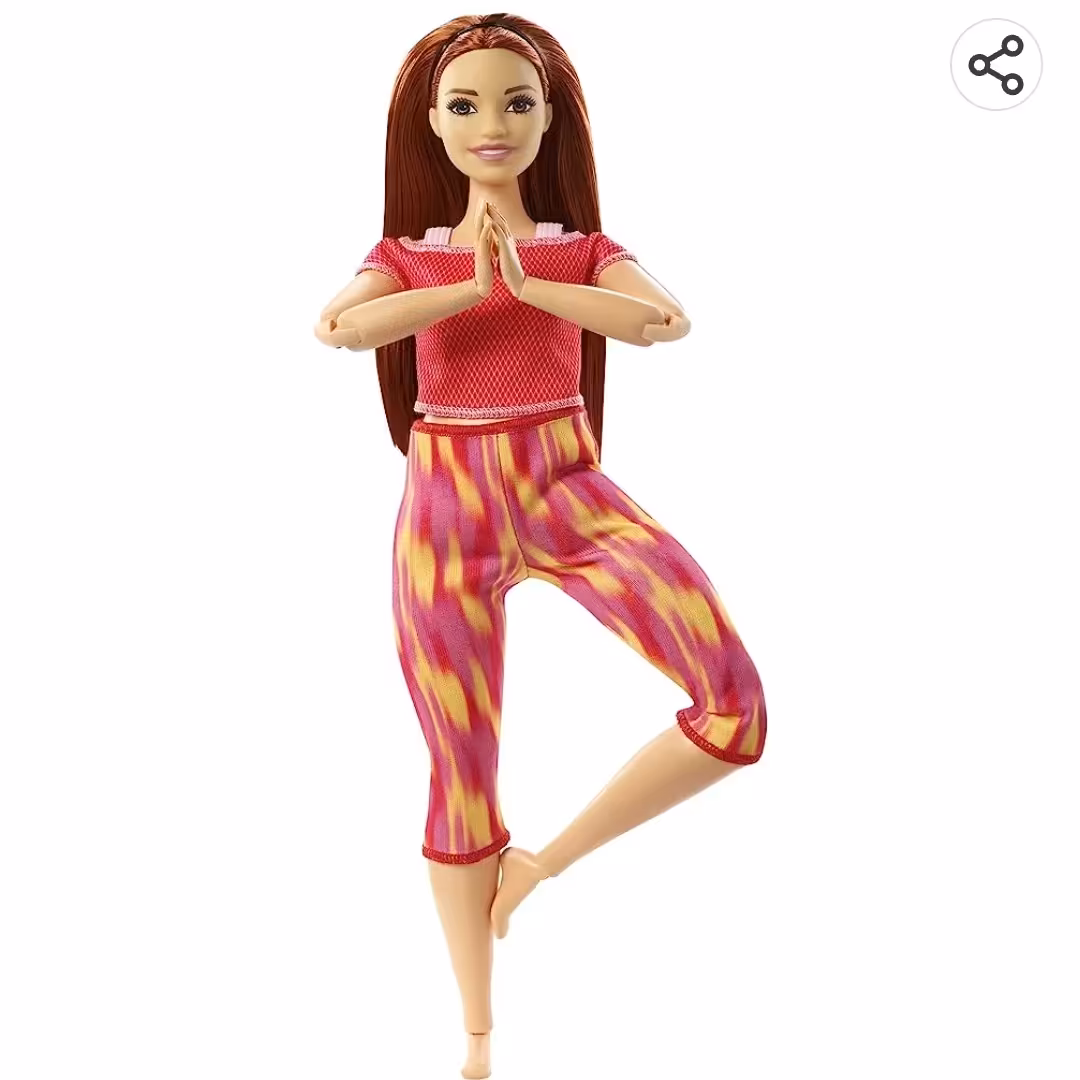 باربی یوگا تپل موقرمز برند متل اورجینال با ارسال فوری 