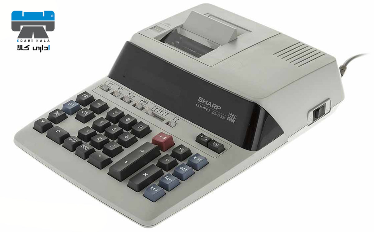 ماشین حساب رومیزی با چاپگر مدل CS-2635A شارپ