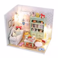 کیت خانه سازی چوبی اتاق نشیمن مدل M012