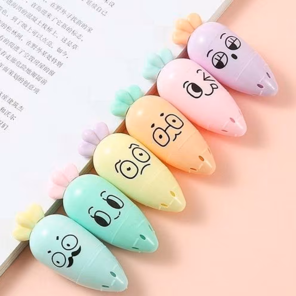 ماژیک هایلایتر هویج ایموجی ( هایلایت هویجی )