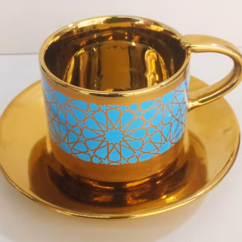 ست 6نفره فنجان قهوه خوری ترک(12پارچه)