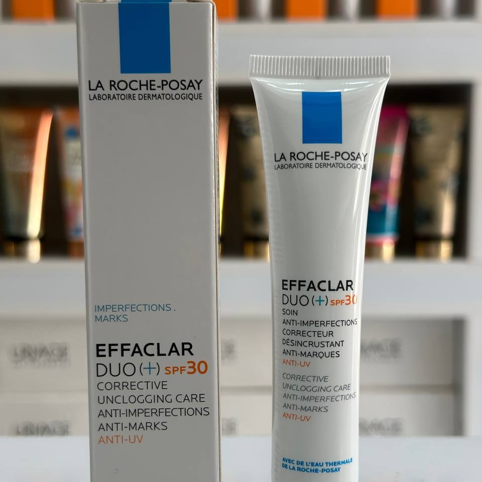 ضد افتاب بر رنگ فلویید ضد لک لاروش پوزای مدل Effaclar Duo Plus SPF30 حجم 40 میلی لیتر