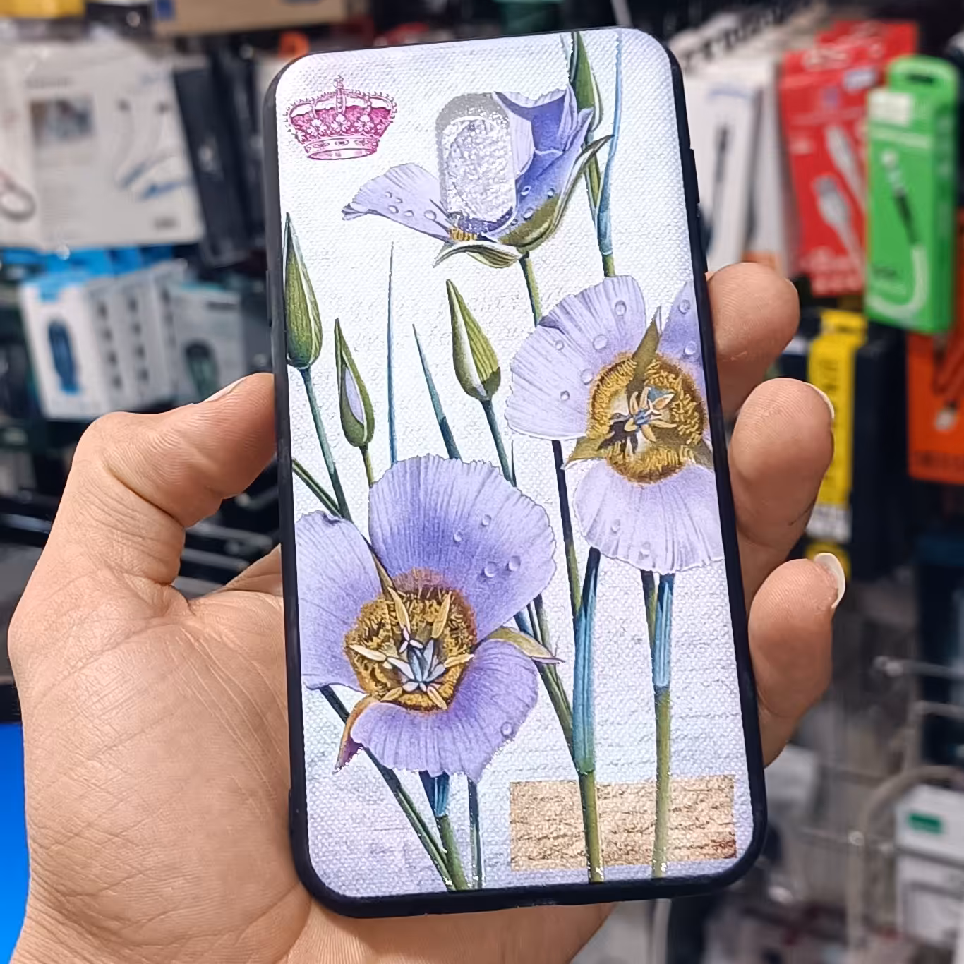 قاب گارد کاور Samsung j7core طرح گل سامسونگ جی هفت کور