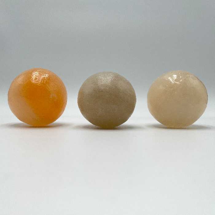 گوی ماساژ نمک معدنی وزن بین 180 گرم تا 220 گرم دست ساز