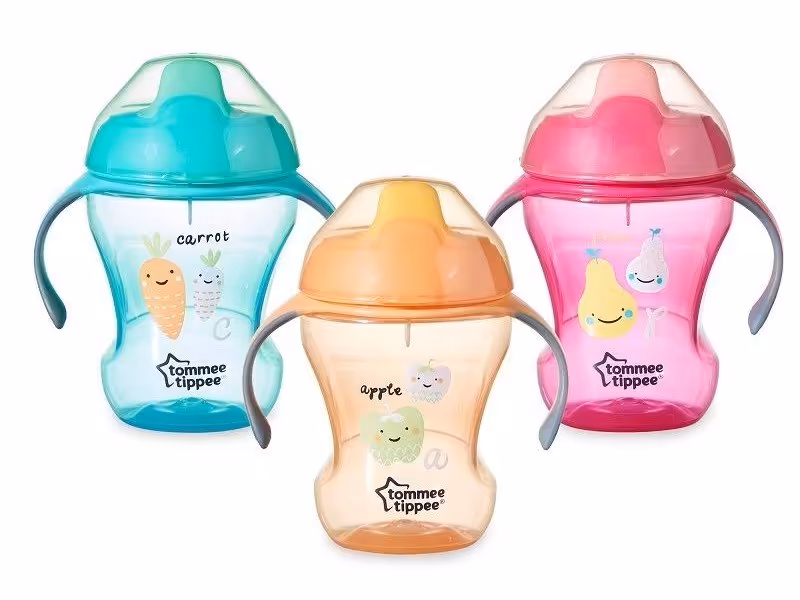 لیوان دسته دار سوپاپ دار 230 میل tommeetippee کد 447010
