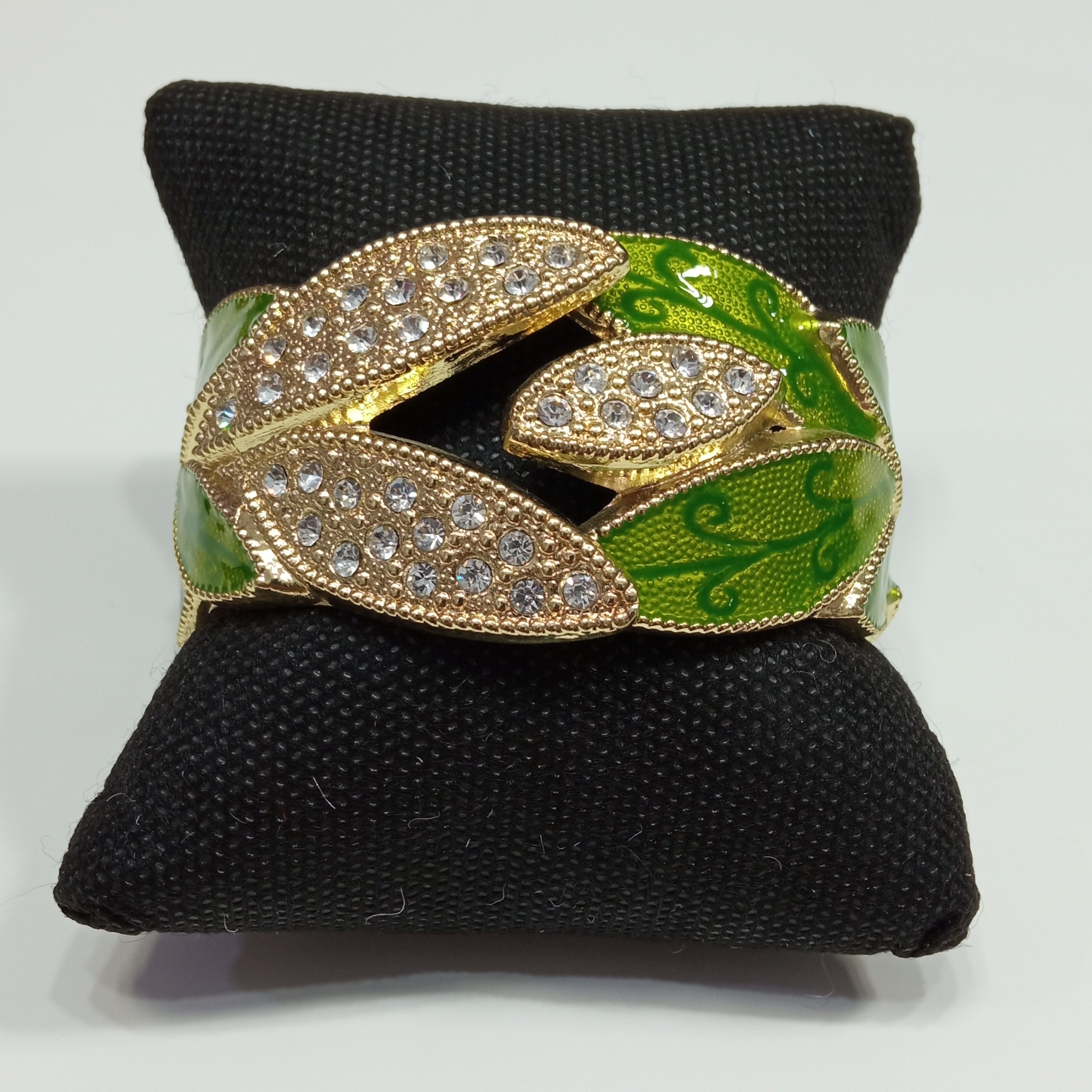 دستبند النگویی طرح برگ