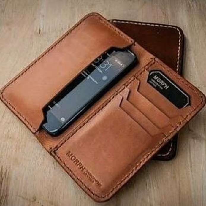 کیف پول و گوشی چرم گاوی