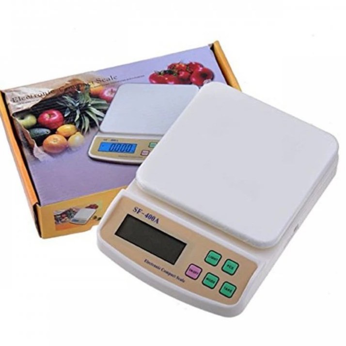 ترازوی آشپزخانه آداپتور kitchen scaleدار مدل SF400A