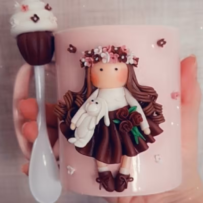 ماگ و قاشق عروسکی