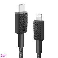 کابل دیتا Type-C به Lightning انکر کد 322 مدل A81B5 طول 90 سانتی‌ متر