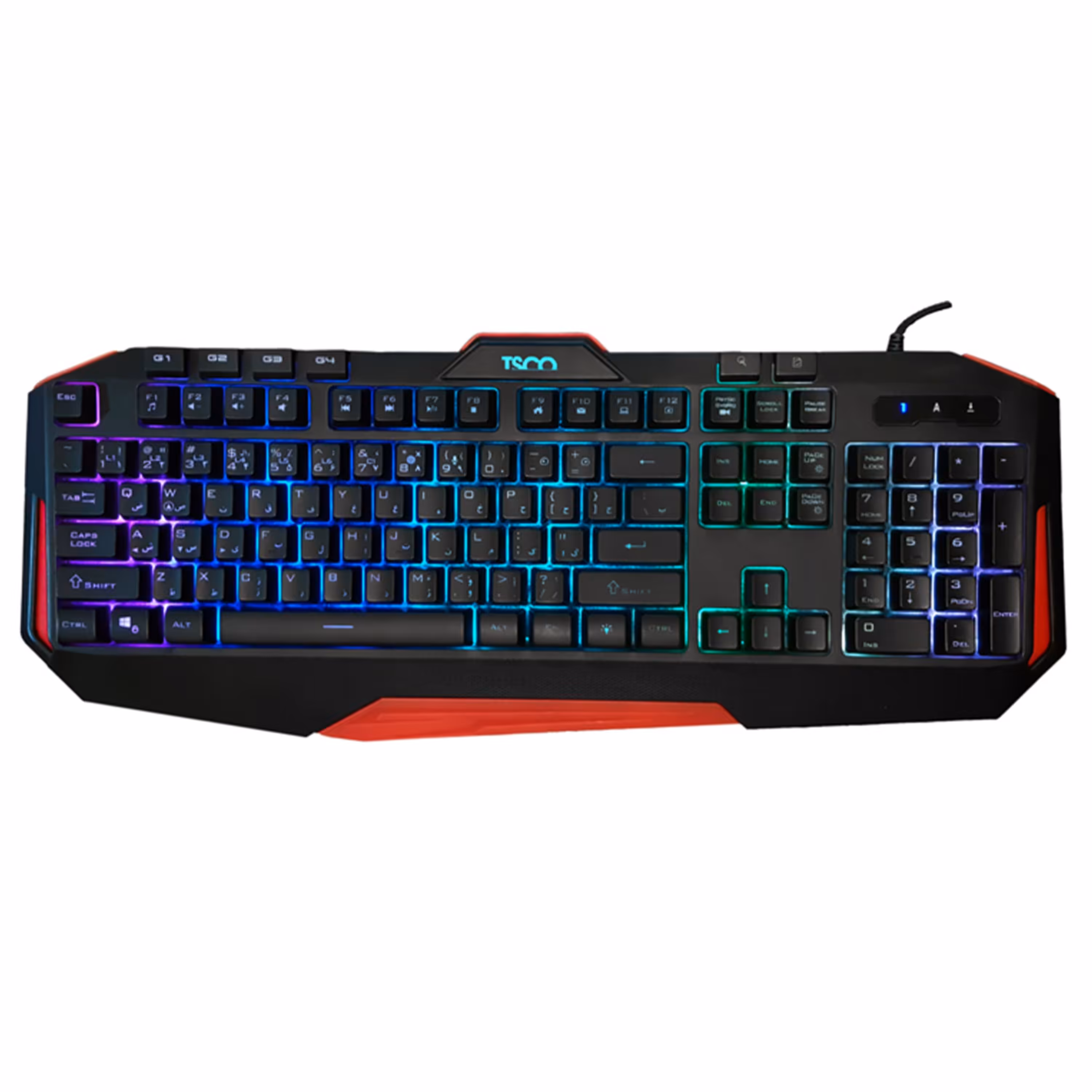 کیبورد باسیم گیمینگ تسکو مدل TK 8123 GA