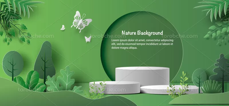 وکتور بک گراند ارائه محصول | گرافیک با طعم تربچه