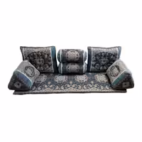 ست 7 تکه پشتی ترمه مدل شاه نشین - کد 5555