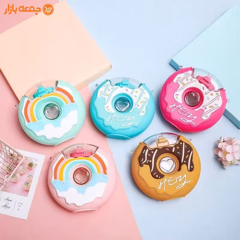 قمقمه طرح دونات نی دار