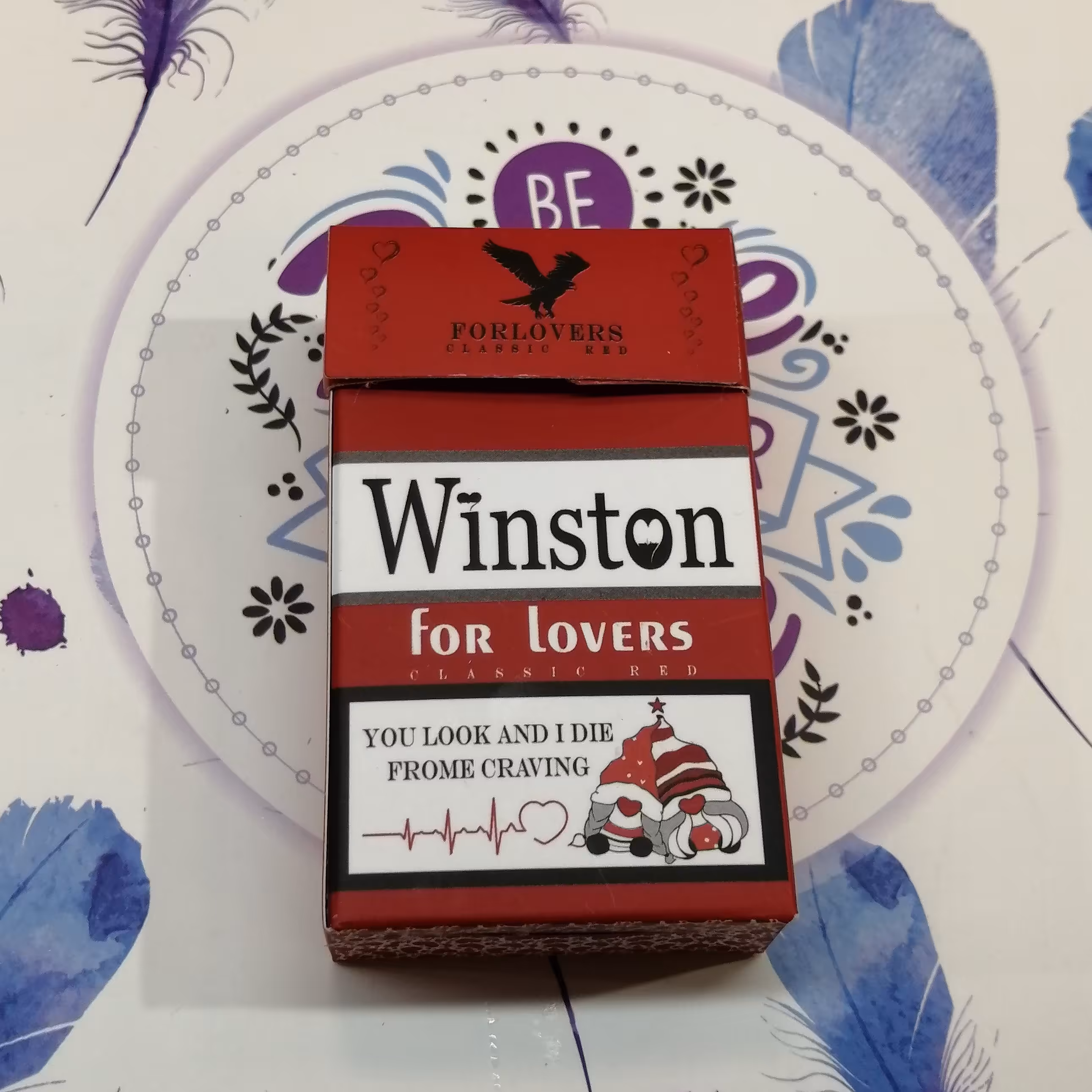 شکلات طرح سیگار وینستون مخصوص هدیه ویژه ولنتاین و کادو