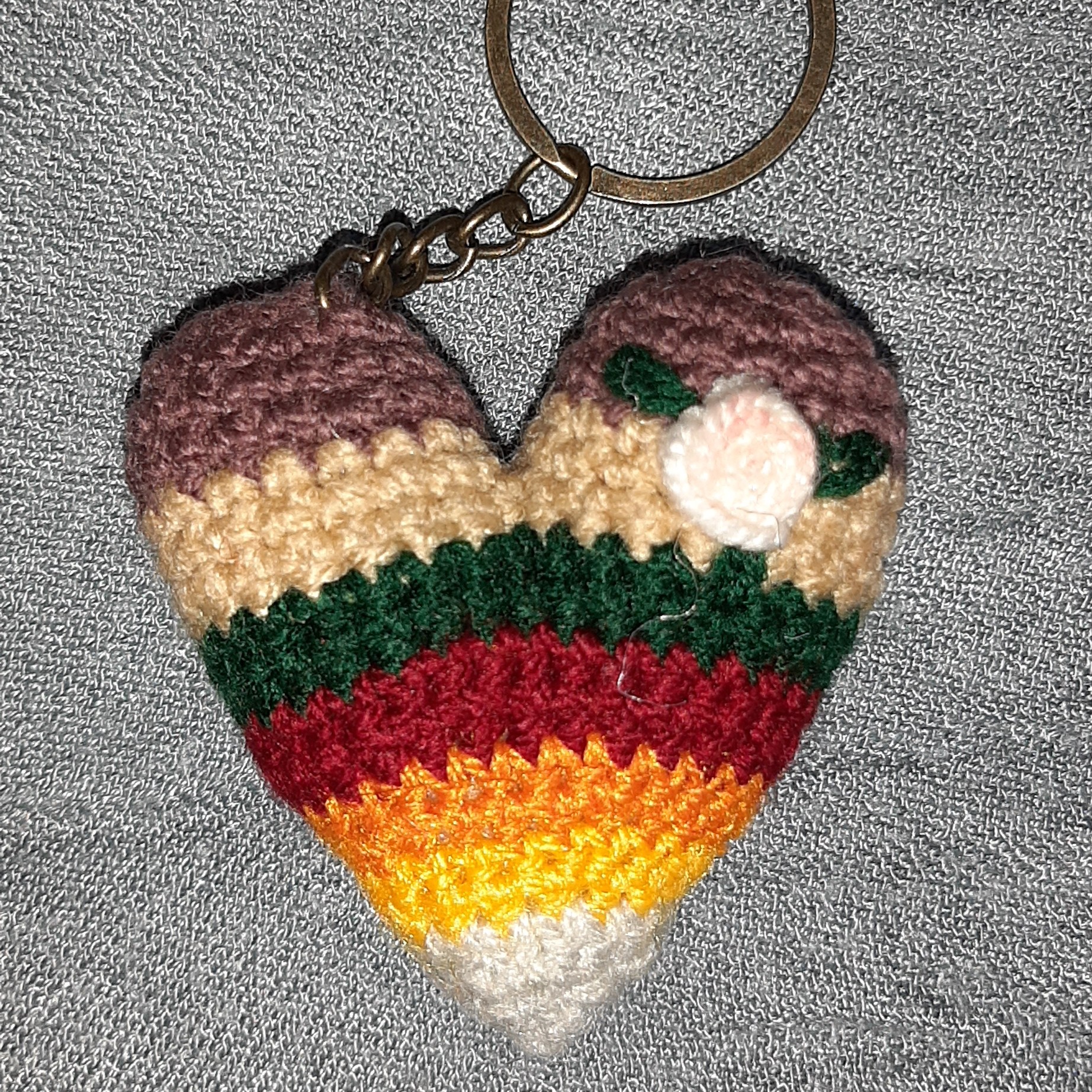 جا کلیدی و اکسسوری قلب رنگین کمون