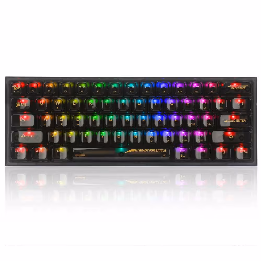 کیبورد گیمینگ ردراگون Redragon K617CTB RGB 60% Wired
