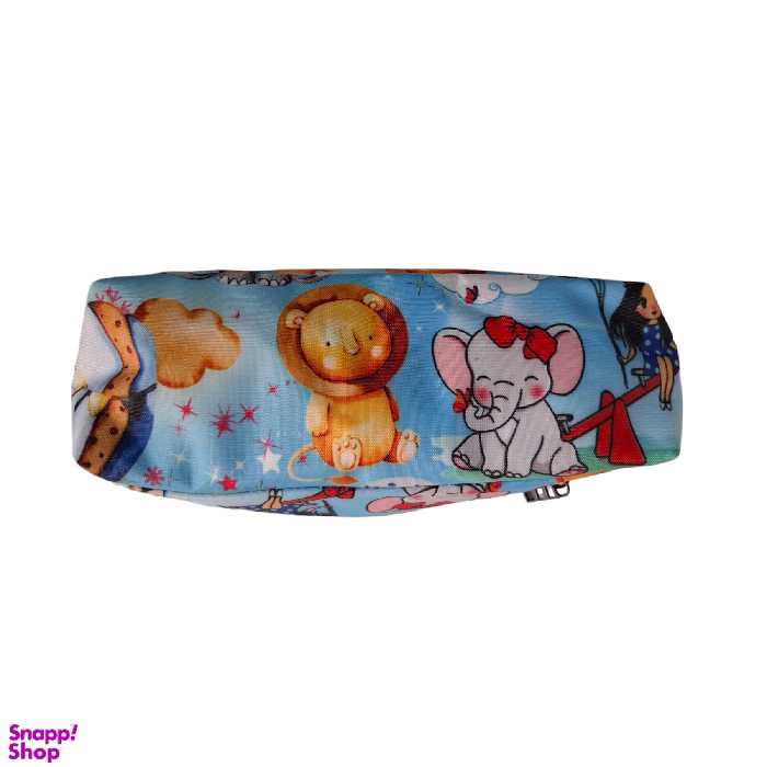 جامدادی سه زیپ طرح فیل و شیر کد 1