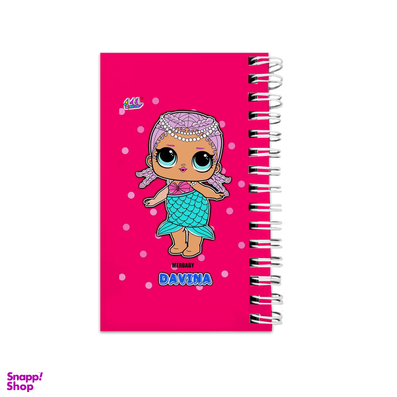 دفترچه یادداشت مدل to do list طرح عروسک ال او ال کد abc-07127