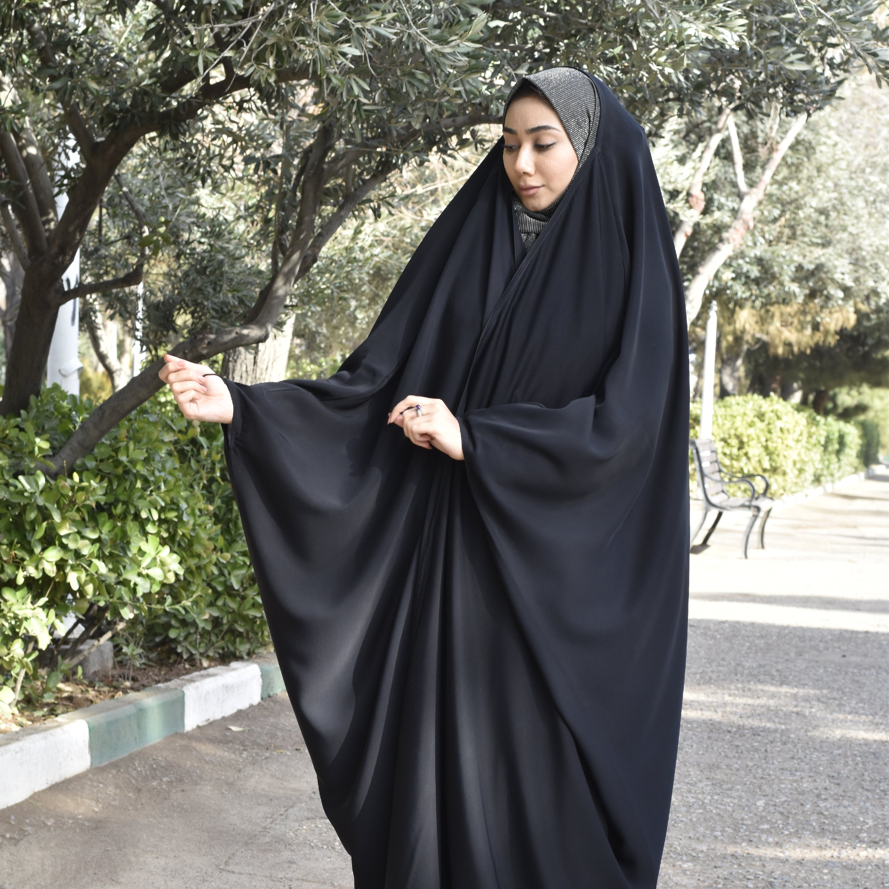 چادر عربی عبایی جنس ندا اماراتی
