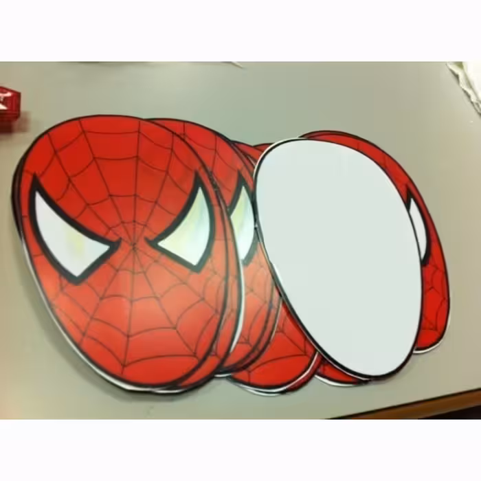 پک 6 عددی کارت دعوت تم مرددعنکبوتی طرح سر اسپایدرمن