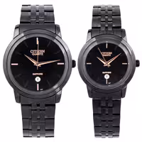 ست ساعت مچی عقربه ای زنانه و مردانه -سیتی زن -مدل WS-56