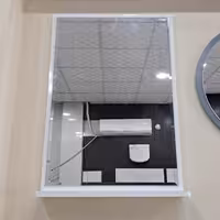 آینه تک PVC مستطیلی ضداکسید بزرگ (عرض 48 ارتفاع 70) (پس کرایه)