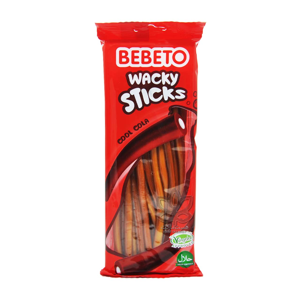 پاستیل لوله ای نوشابه ای 180 گرم ببتو - bebeto