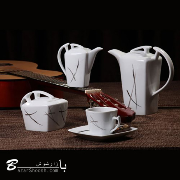 سرویس چینی غذاخوری 107پارچه تقدیس طرح آترین 12نفره کوئین