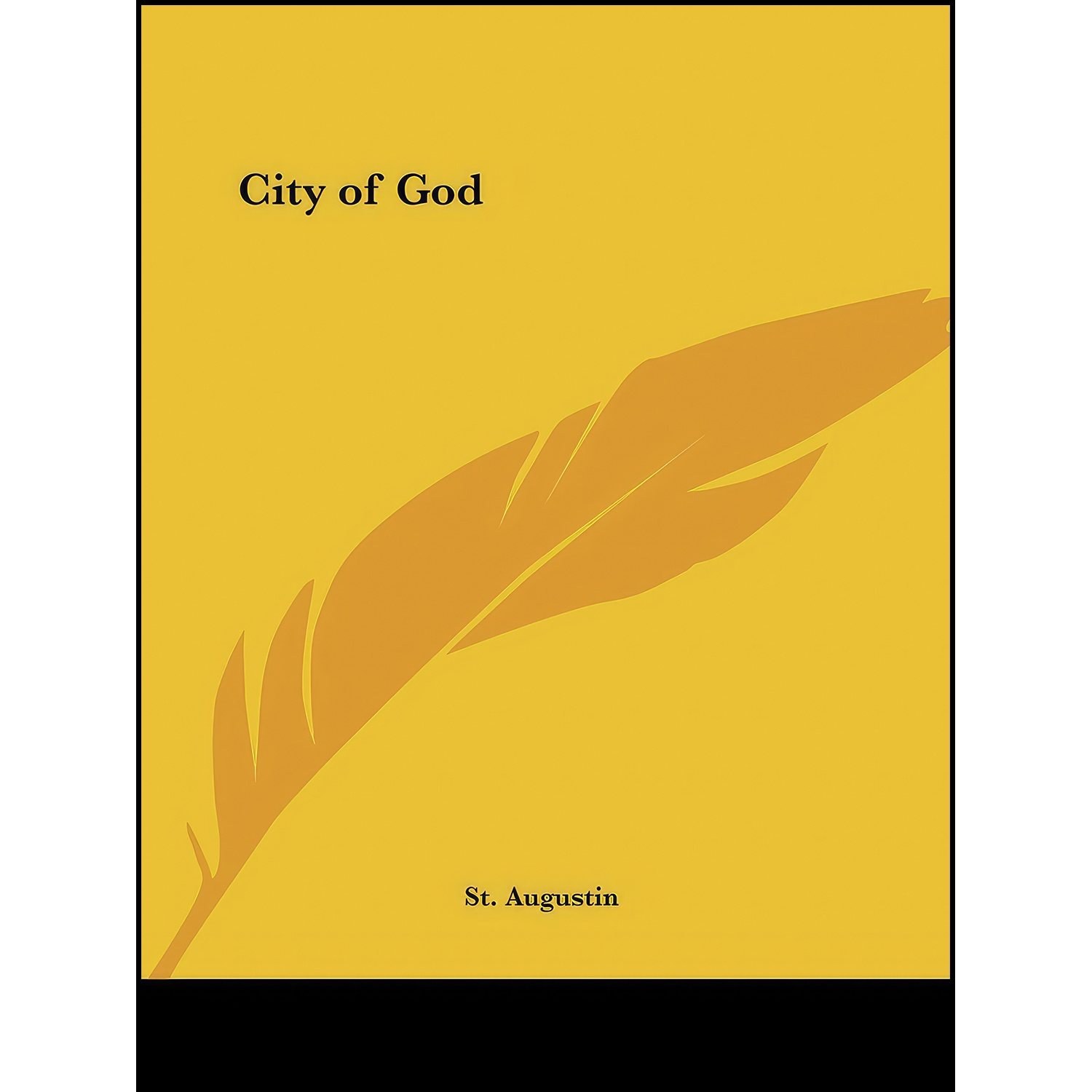 کتاب زبان اصلی City of God اثر St Augustine and Augustine