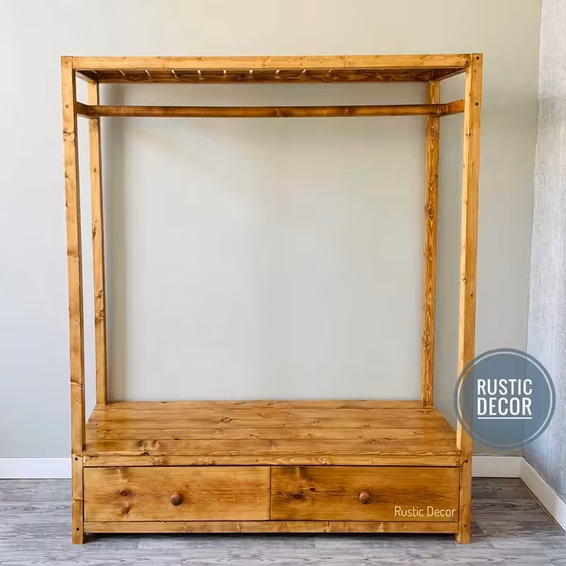 	رگال روستیک دکور مدل دو کشو