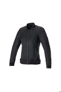 کاپشن موتورسوار مشکی زنانه ELOIISE V2 W AIR SUMMER محافظت از کت موتور سیکلت سیاه Alpinestars