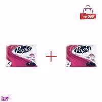 دستمال توالت پاپیا (Papia) مدل 16 قلو 4 لایه مجموعه 2 عددی