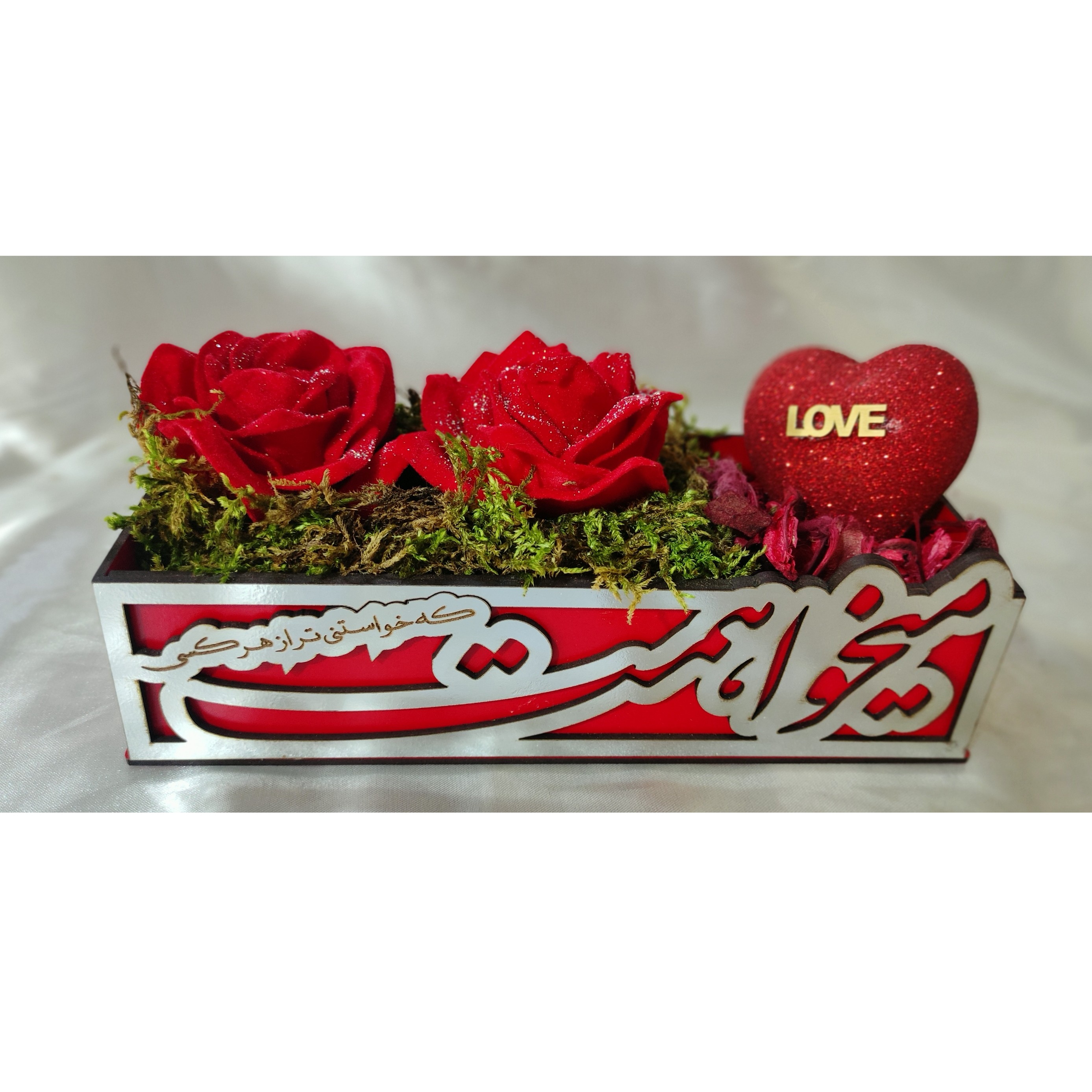باکس گل قلبی