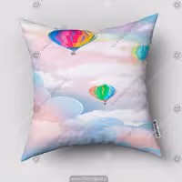 کوسن چاپی طرح گرافیکی بالون رنگی PK-5475-(2)