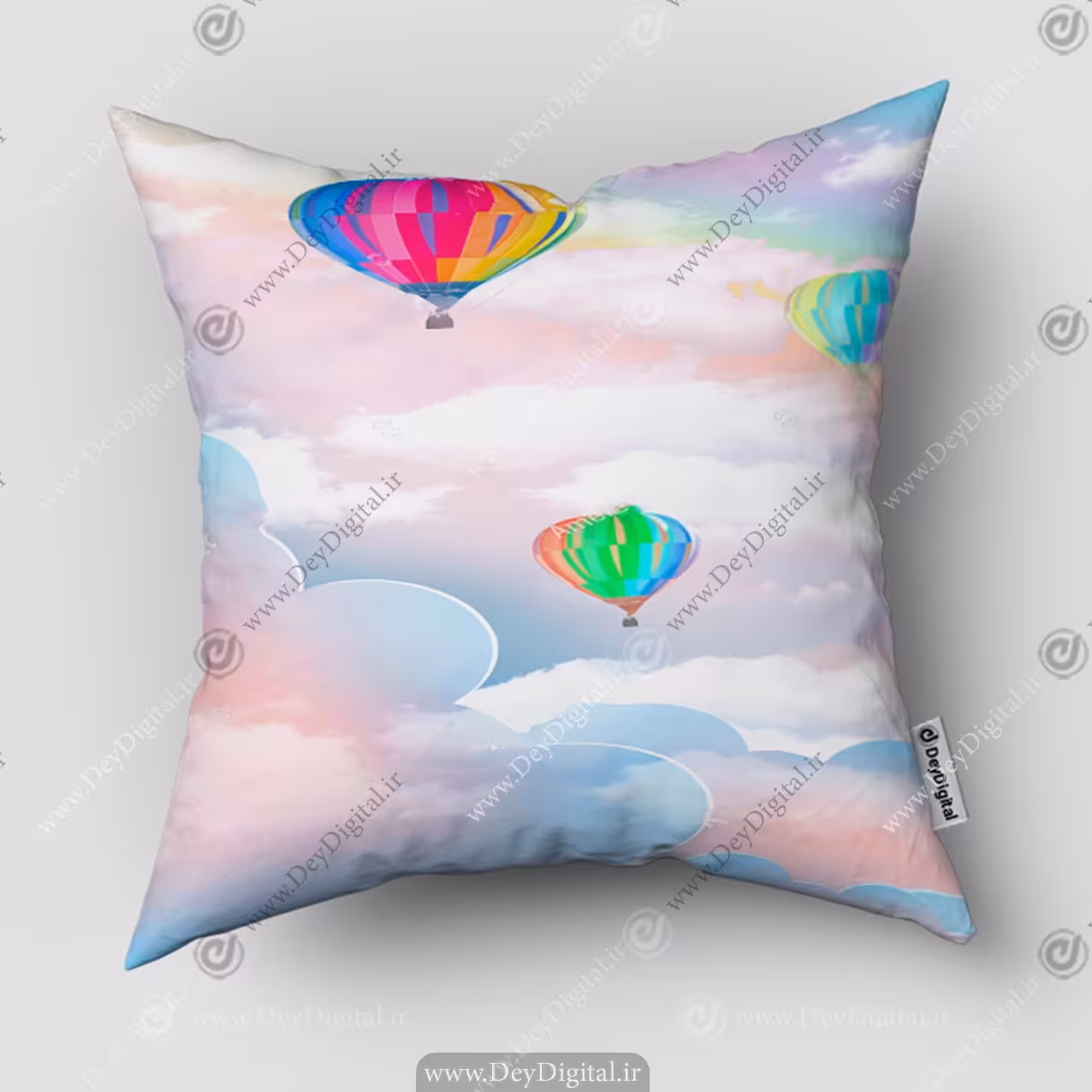 کوسن چاپی طرح گرافیکی بالون رنگی PK-5475-(2)