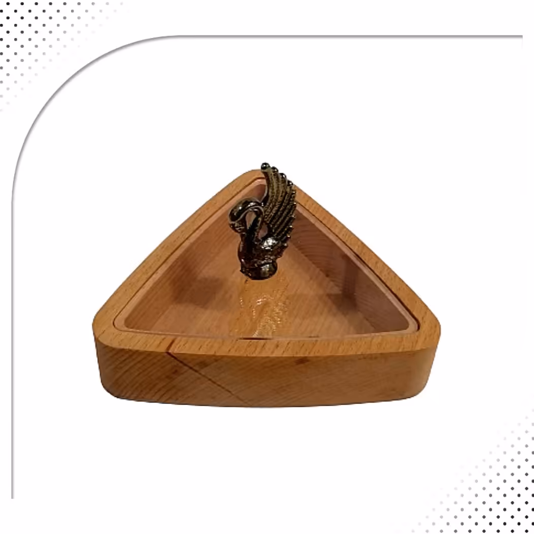 شکلات خوری مثلثی چوبی 