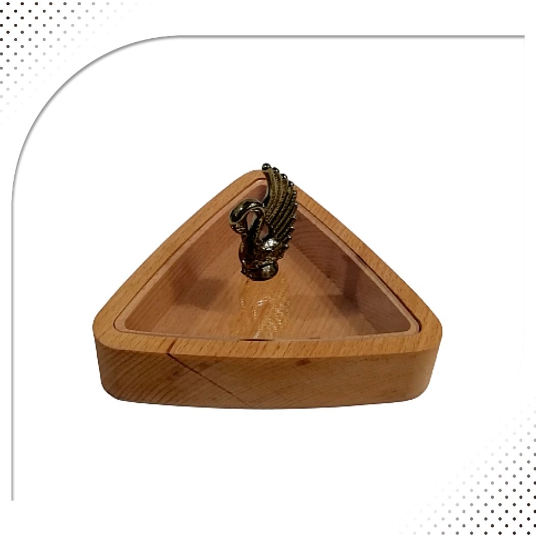 شکلات خوری مثلثی چوبی