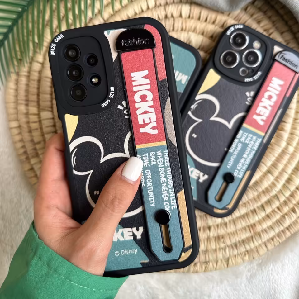 قاب میکی موس دیزنی با بند آیفون سامسونگ شیائومی  Colorful Mickey Mouse