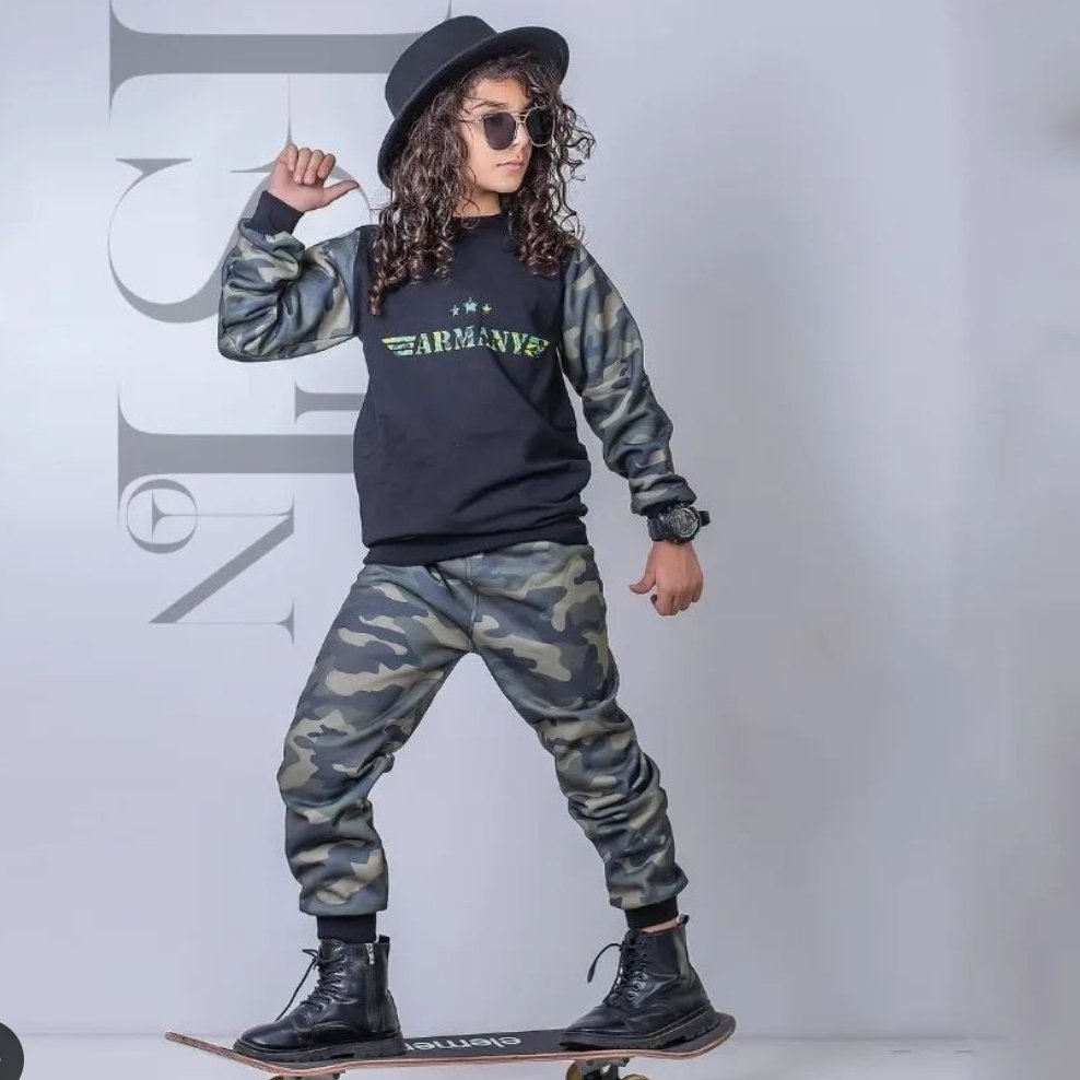 ست بلوز شلوار چریکی 