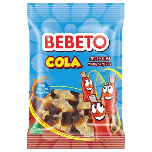پاستیل ببتو نوشابه ای کولا 120 گرمی BEBETO_COLA