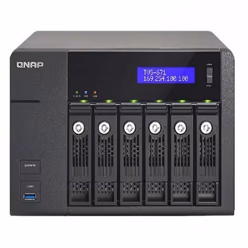 Qnap TVS-671 i3-4G Nas Diskless