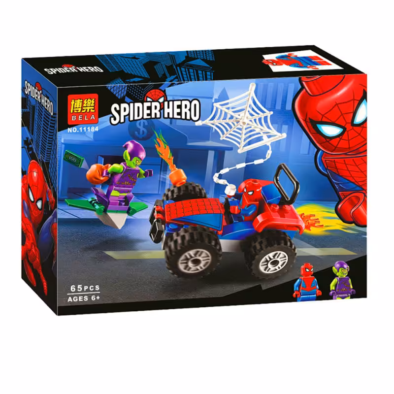اسباب بازی لگو 65 تکه مدل Spider Hero کد 11184