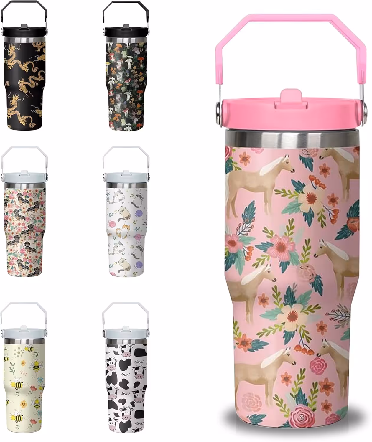 تراول ماگ طرح دار TJ134-7-21