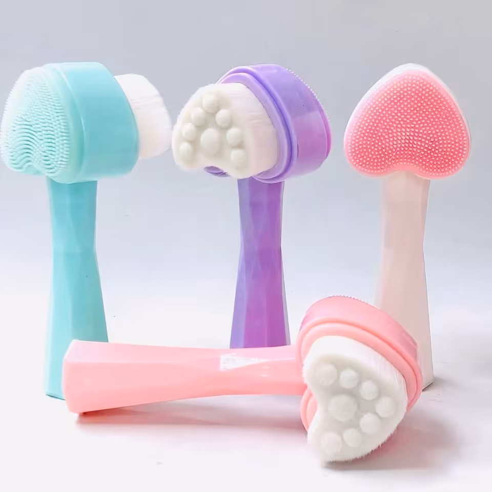 فیس براش چکشی قلبی طلق دار