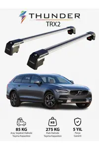 نوار محافظ خودرو مشکی VOLVO V90 2017 TRX2 CARRIER LOCKED SEARCH SEART SEAR CABER CEILING BAR Thunder